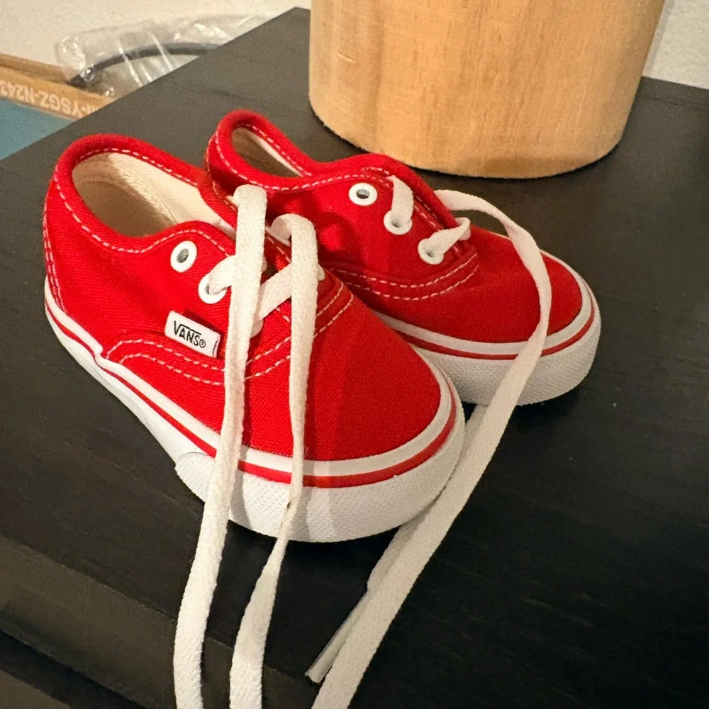 Red Toddler Vans- brand new